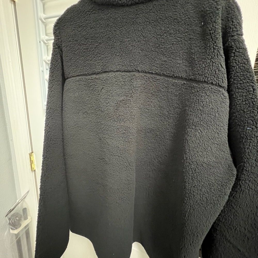 Columbia Black Sherpa Fleece Jacket NWT - Picture 4 of 6